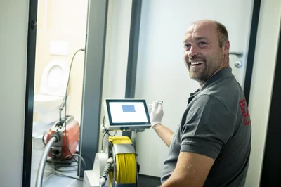 Kanalreinigung in München mit Hochdruckspülung